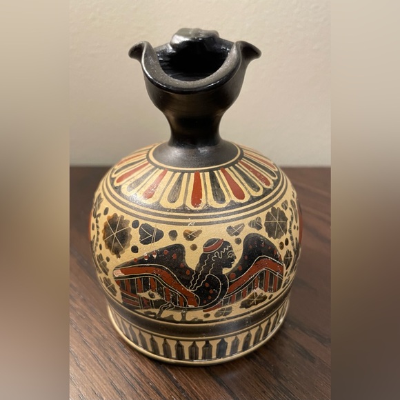 Vintage Museum Copy Ceramic Greek Vase - Picture 2 of 8